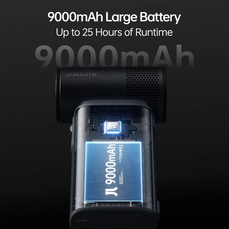 Handheld Ultra 2, Powerful Turbo Jet Fan, 100 Speeds, 9000mAh