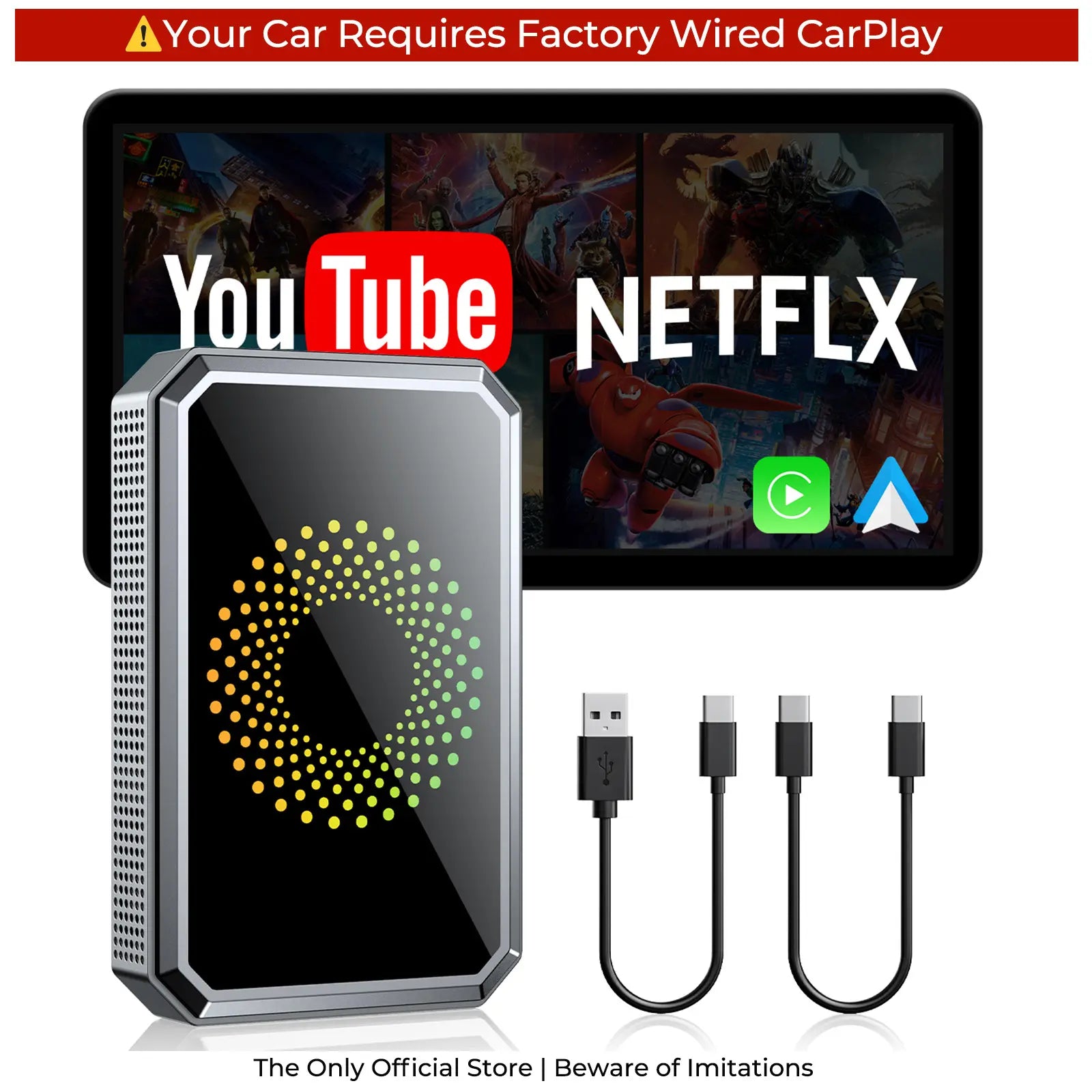 Wired CarPlay to Wireless Adapter