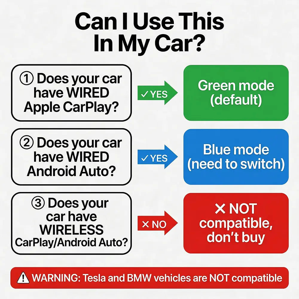 Wired CarPlay to Wireless Adapter